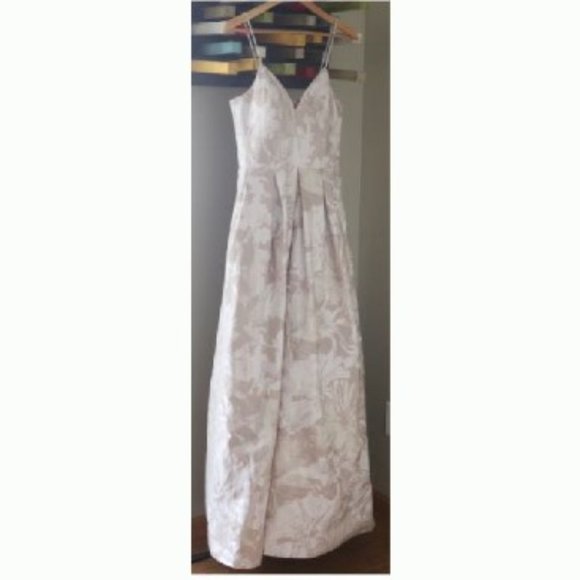 Eliza J Dresses & Skirts - Eliza J. Jacquard A Line Ballgown Dress Sleeveless